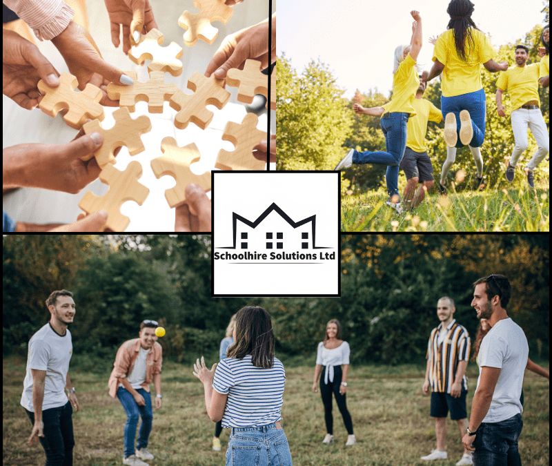 Ideas for corporate team building activities Schoolhire Solutions Ltd blog image